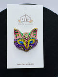 Pink and Purple Cat Deluxe Enamel