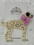 Dalmation with Pink Bow Acrylic