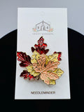 Fall Leaf Triple Deluxe Enamel