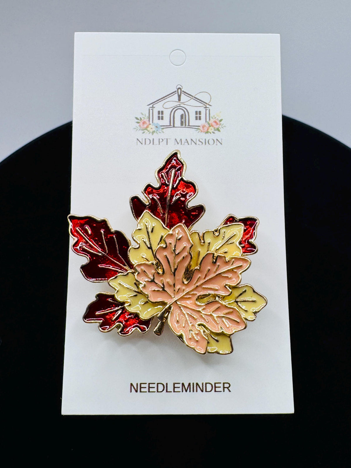 Fall Leaf Triple Deluxe Enamel