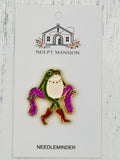 Fru Fru Frog with Boa Enamel
