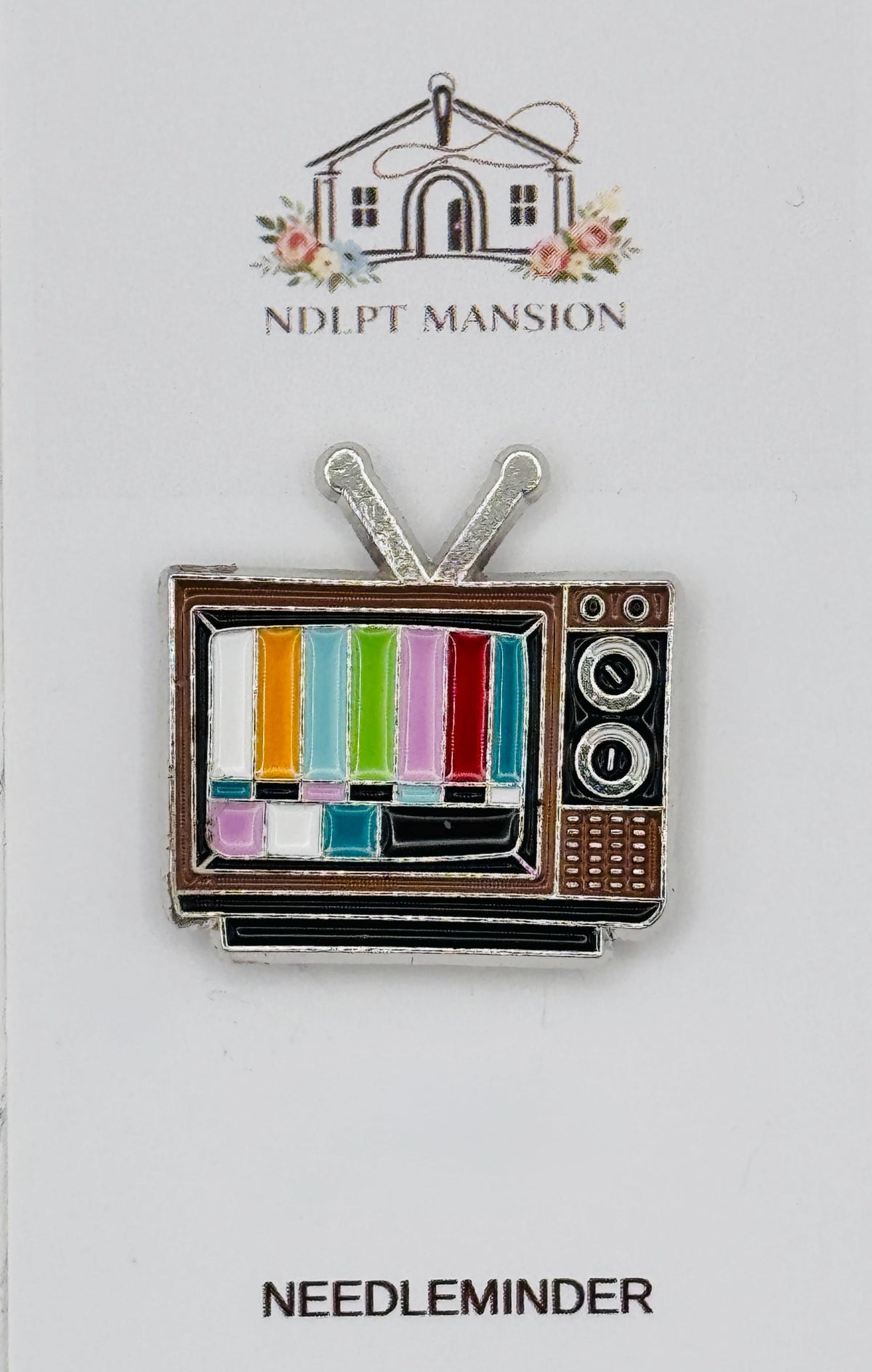 Retro TV Enamel