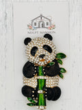 Panda with Bamboo Jeweled