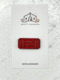 Shit Show Ticket Red Enamel