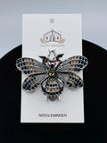 Silver toned Bee Jeweled