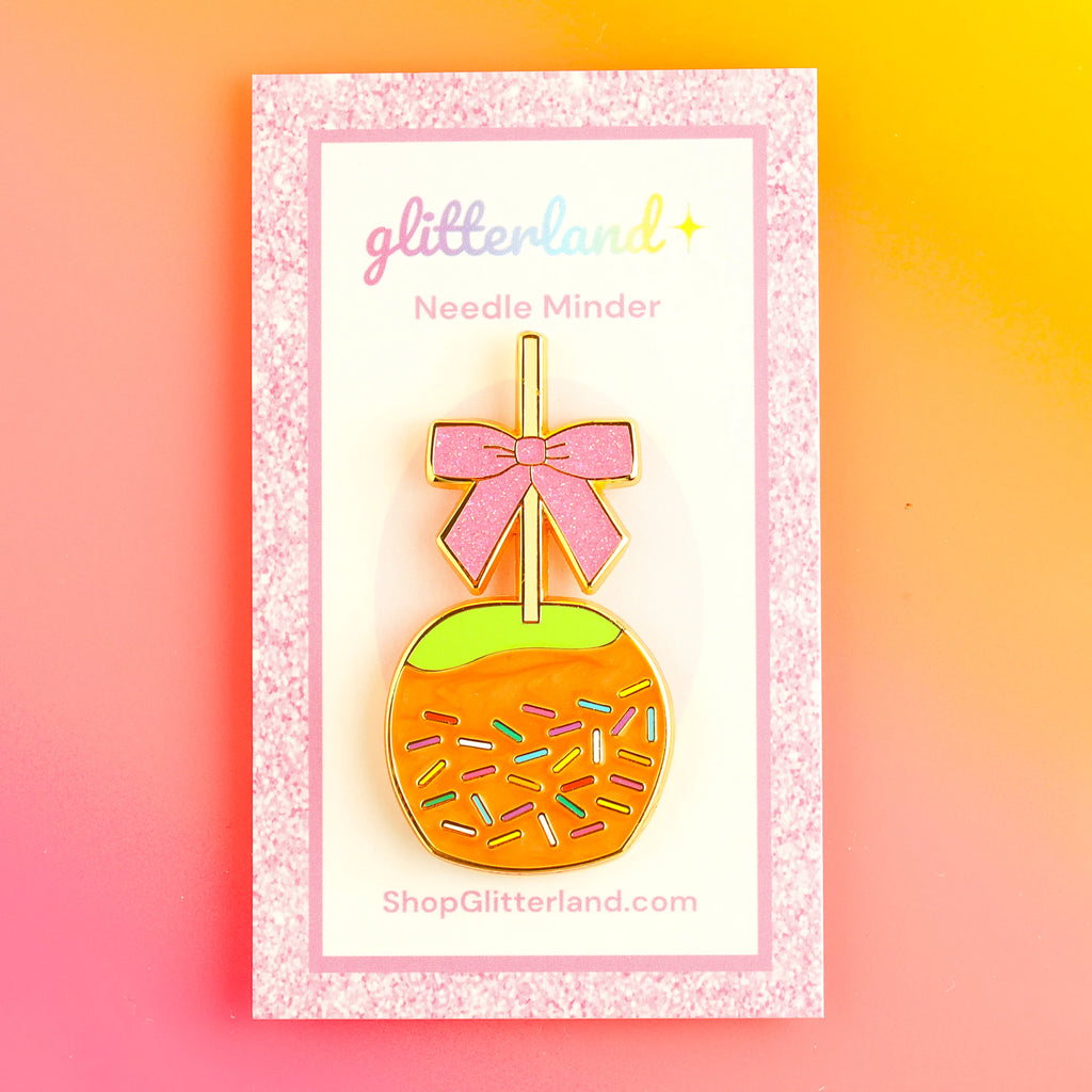 Glitterland Candy Apple Needle Minder