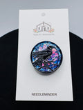 Stained Glass Raven Enamel