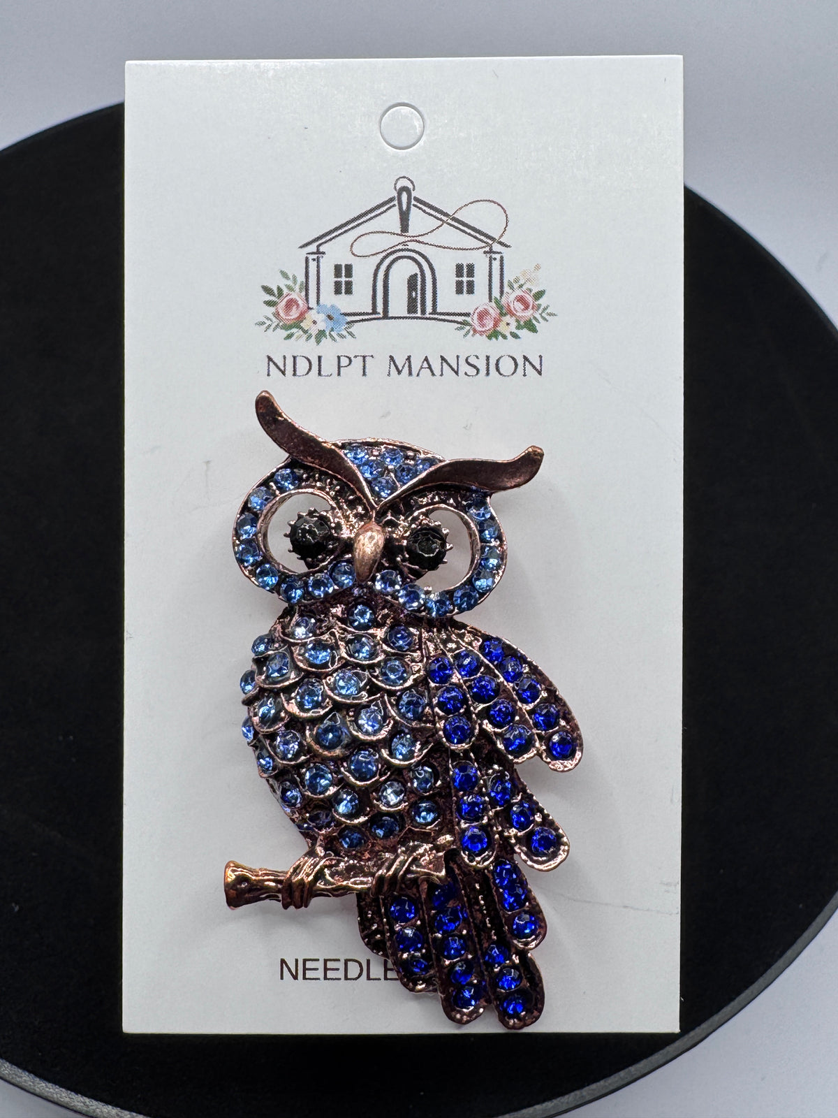 Blue Owl Jeweled