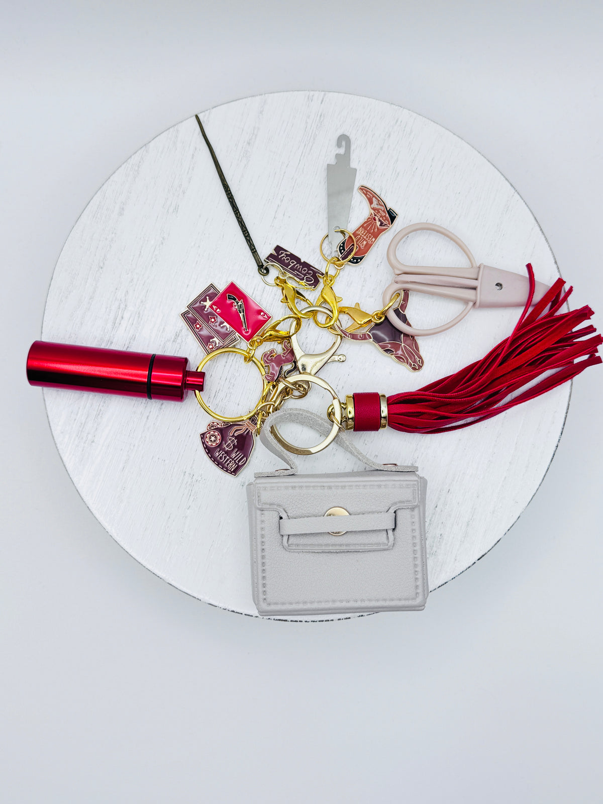 Mini Purse Bag Charm Tool Kit
