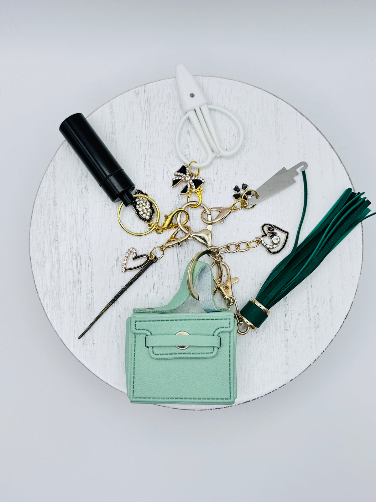 Mini Purse Bag Charm Tool Kit
