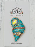 Turquoise Seashell Jeweled