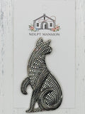 Silver Cat Jeweled