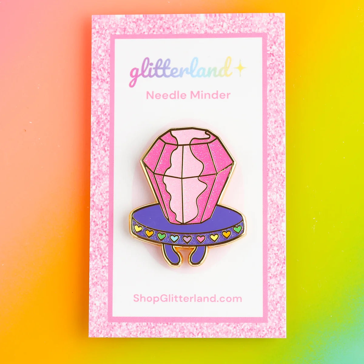 Glitterland Ring Candy Needle Minder