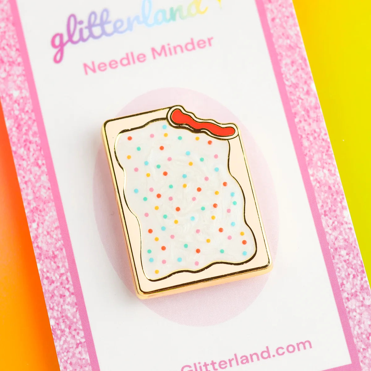 Glitterland Toaster Pastry Needle Minder