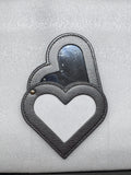 Threaded & Tipsy Self Finishing Heart Mirror