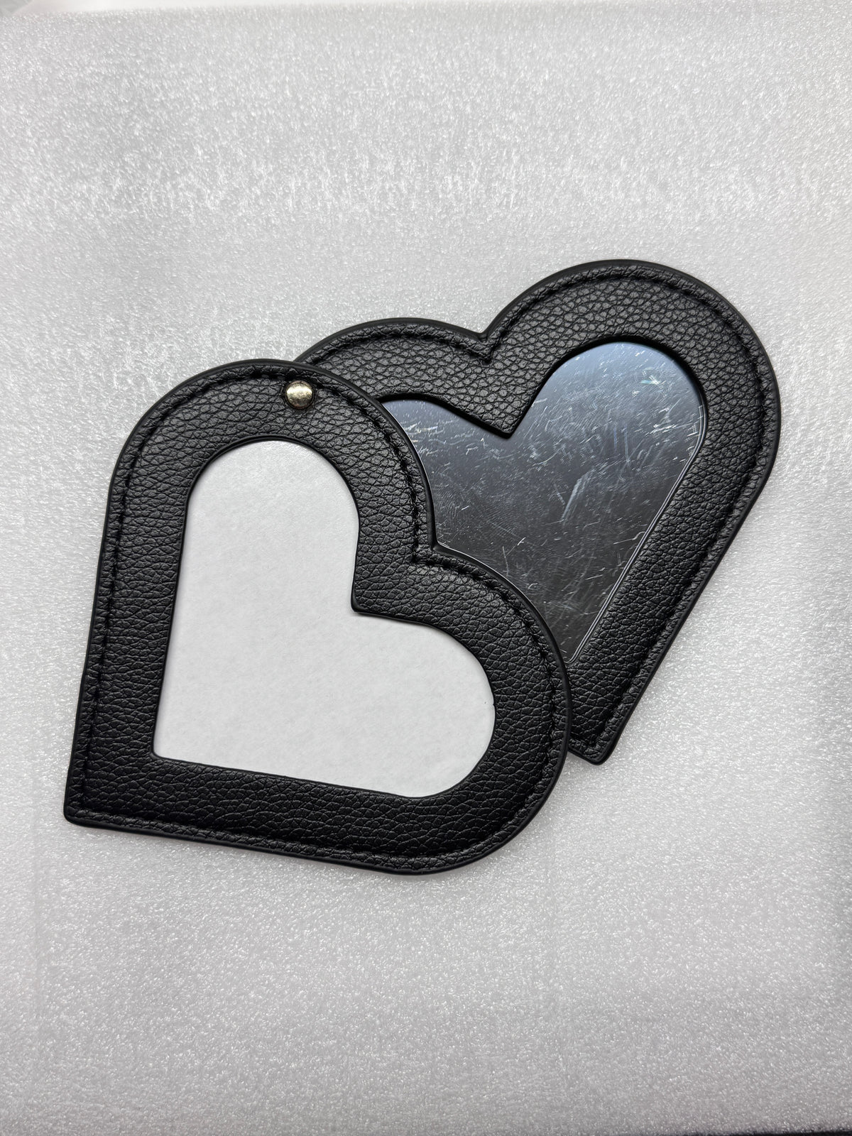 Threaded & Tipsy Self Finishing Heart Mirror