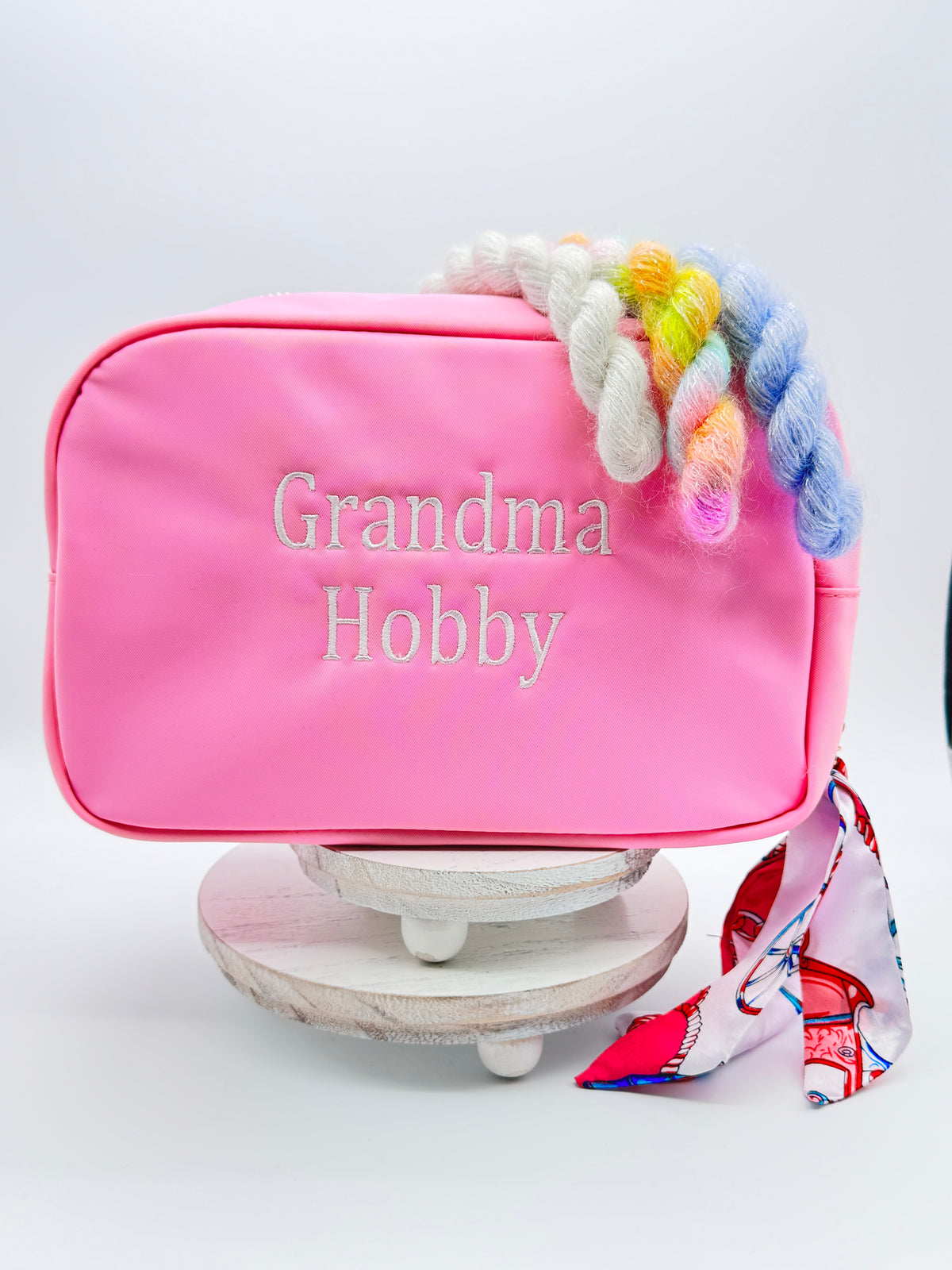NDLPT Mansion Embroidered Accessory Bag - Grandma Hobby