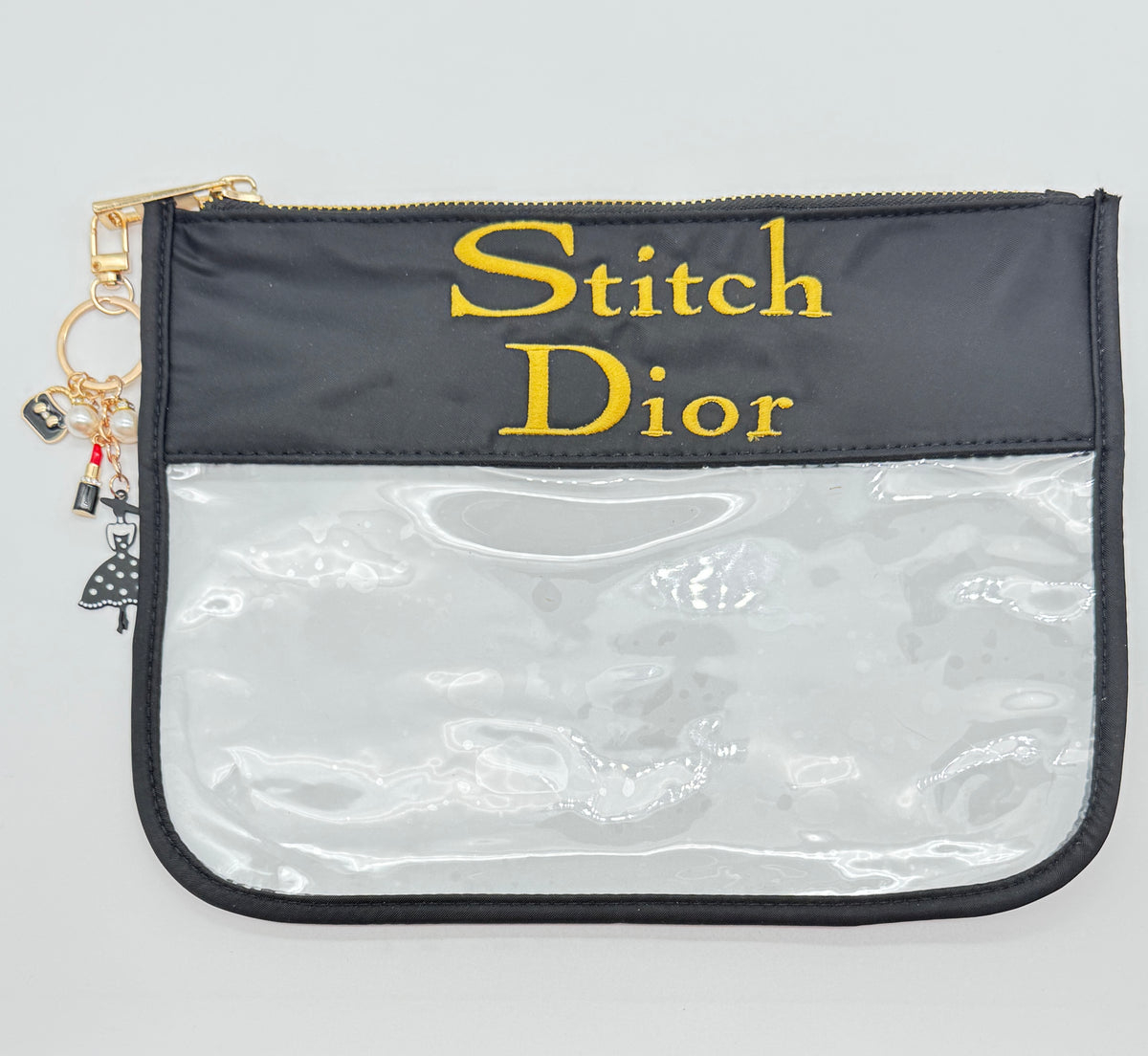 NDLPT Mansion Embroidered Zipper Pouch - Stitch Dior