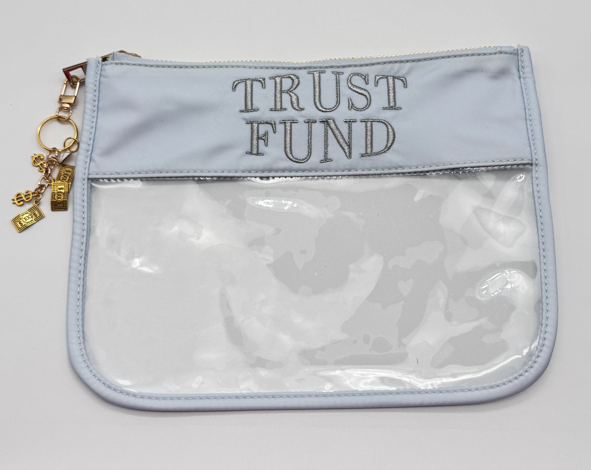NDLPT Mansion Embroidered Zipper Pouch - Trust Fund