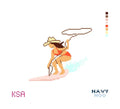 Navy Noo Coastal Cowgirl-Surfing