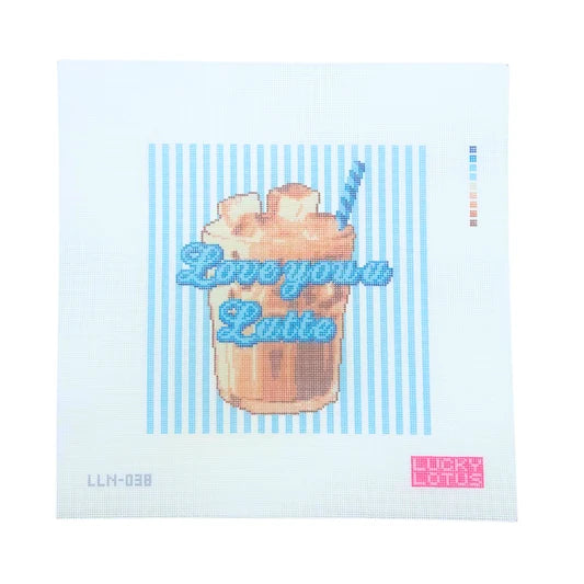 Lucky Lotus Love You A Latte Blue