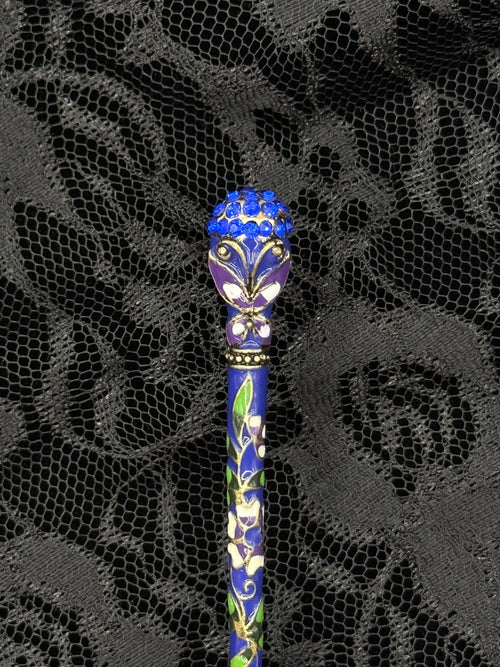 Butterfly Cloisonné & Crystal LT
