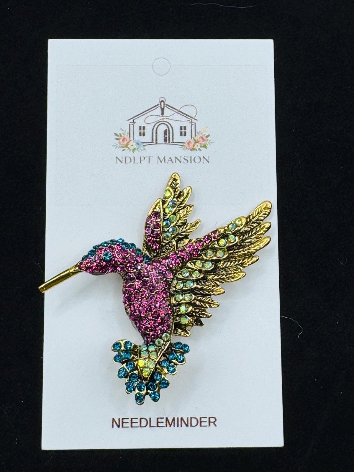 Pink Hummingbird Jeweled