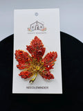 Fall Leaf Jeweled