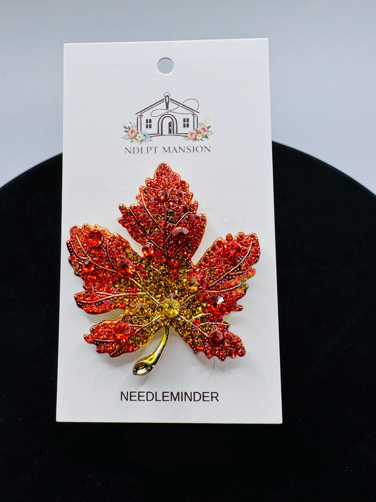 Fall Leaf Jeweled