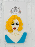 Blonde Bombshell Acrylic