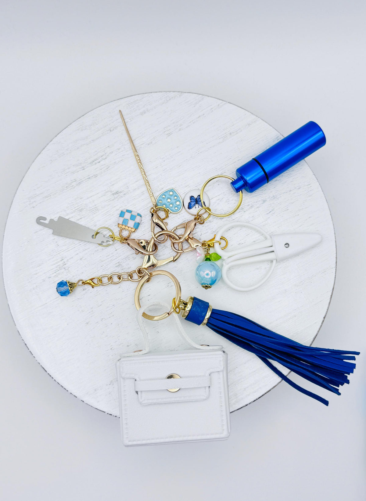 Mini Purse Bag Charm Tool Kit