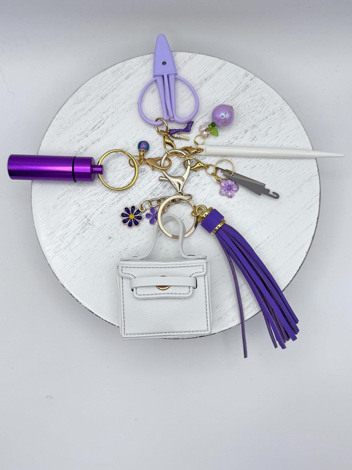 Mini Purse Bag Charm Tool Kit