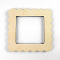 Frayme Works Scallop Square 4.5 x 4.5" Needlepoint Stretcher Frame