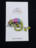 Pink and Green Tailed Gecko Jeweled