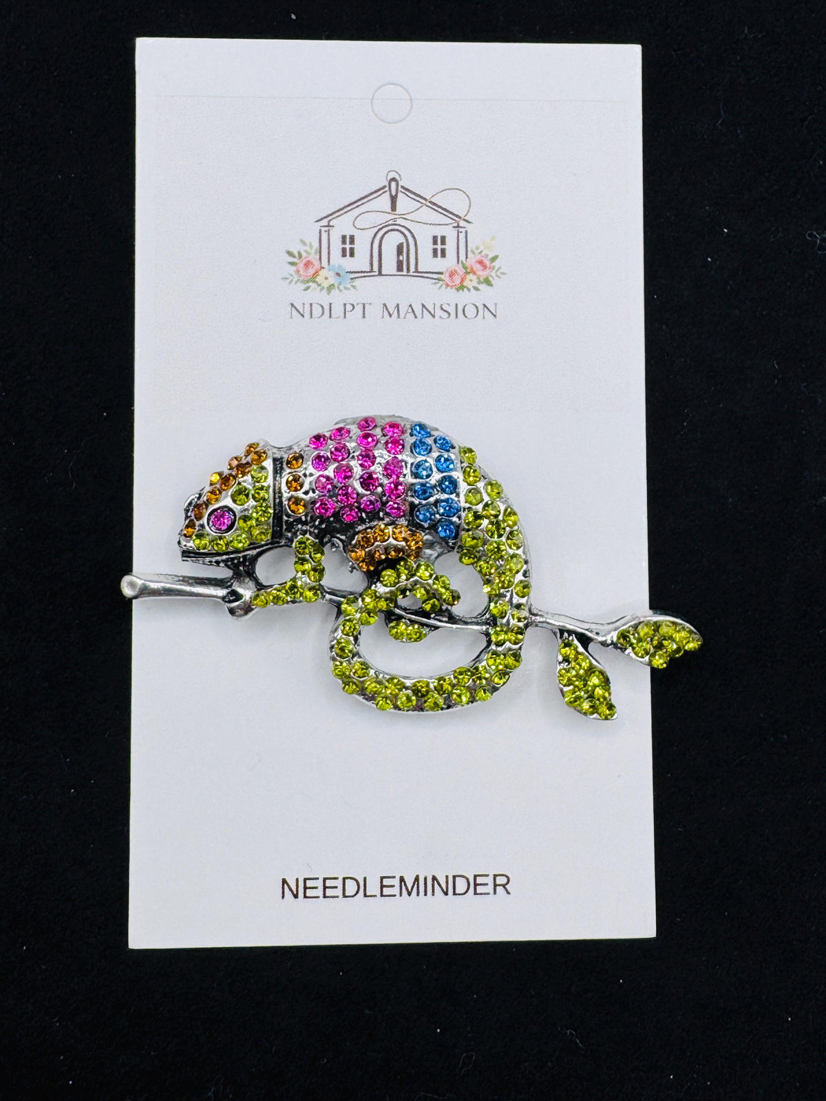 Pink and Green Tailed Gecko Jeweled