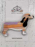 Pink & Purple Dachshund Acrylic