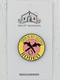 My Second Rodeo Round Enamel