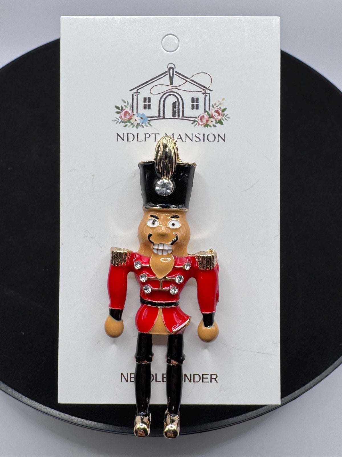 Red Nutcracker Deluxe Enamel