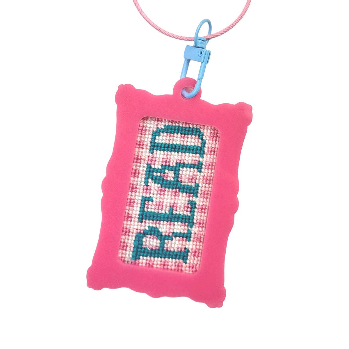 Frayme Works Plaid Read 1.25"x 2.25" Mini Needlepoint Canvas