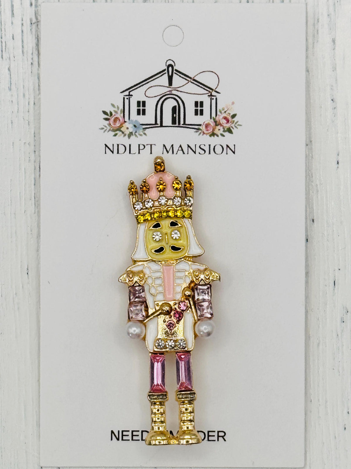 Pink Nutcracker Jeweled
