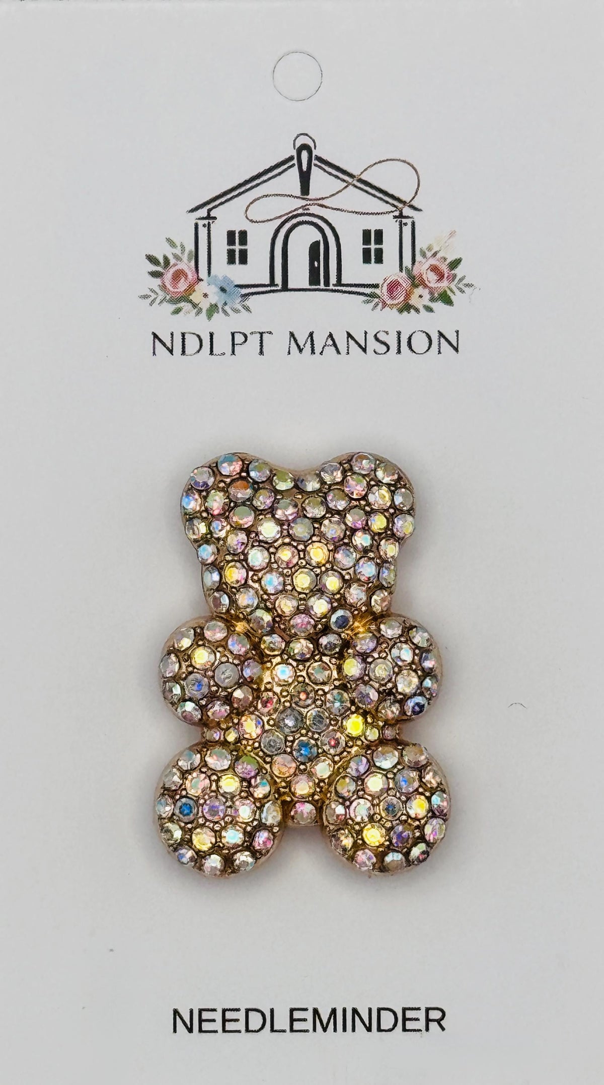 Multi Crystal Teddy Bear Jeweled
