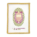 Frayme Works Good Luck Babe 4.25" x 7.25" Oval Needlepoint Canvas