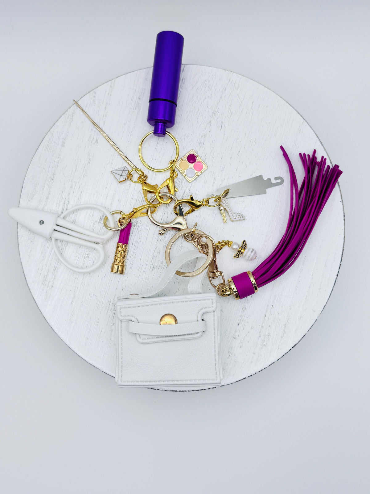 Mini Purse Bag Charm Tool Kit