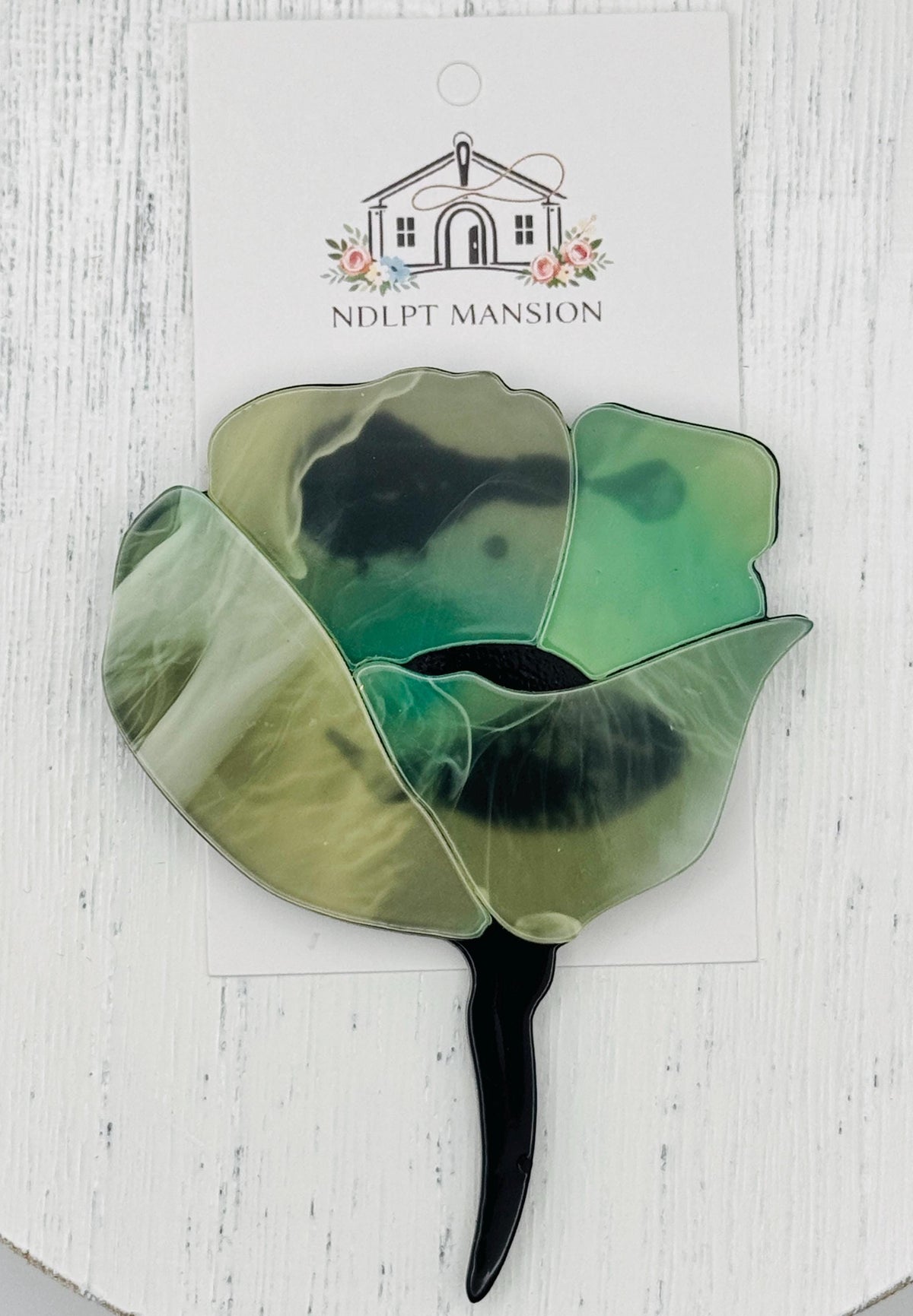 Green Poppy Acrylic