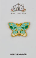 Turquoise Butterfly Enamel