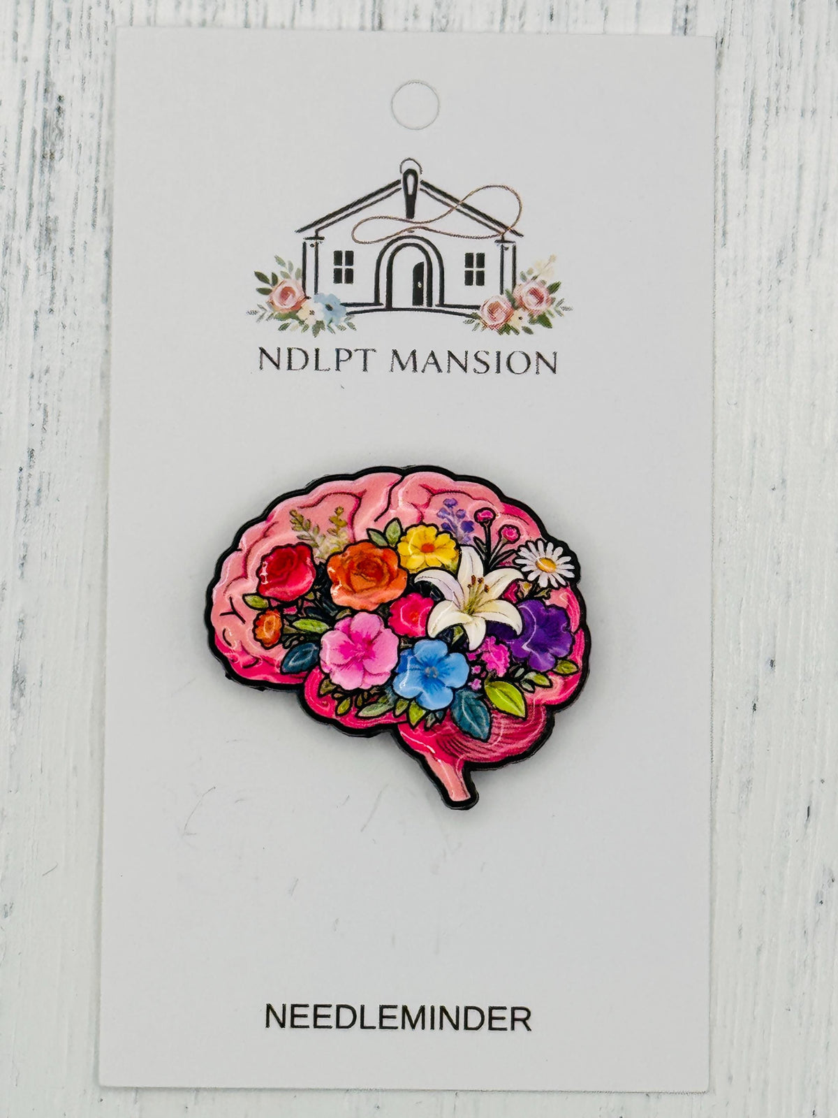 Anatomical Brain Floral Enamel