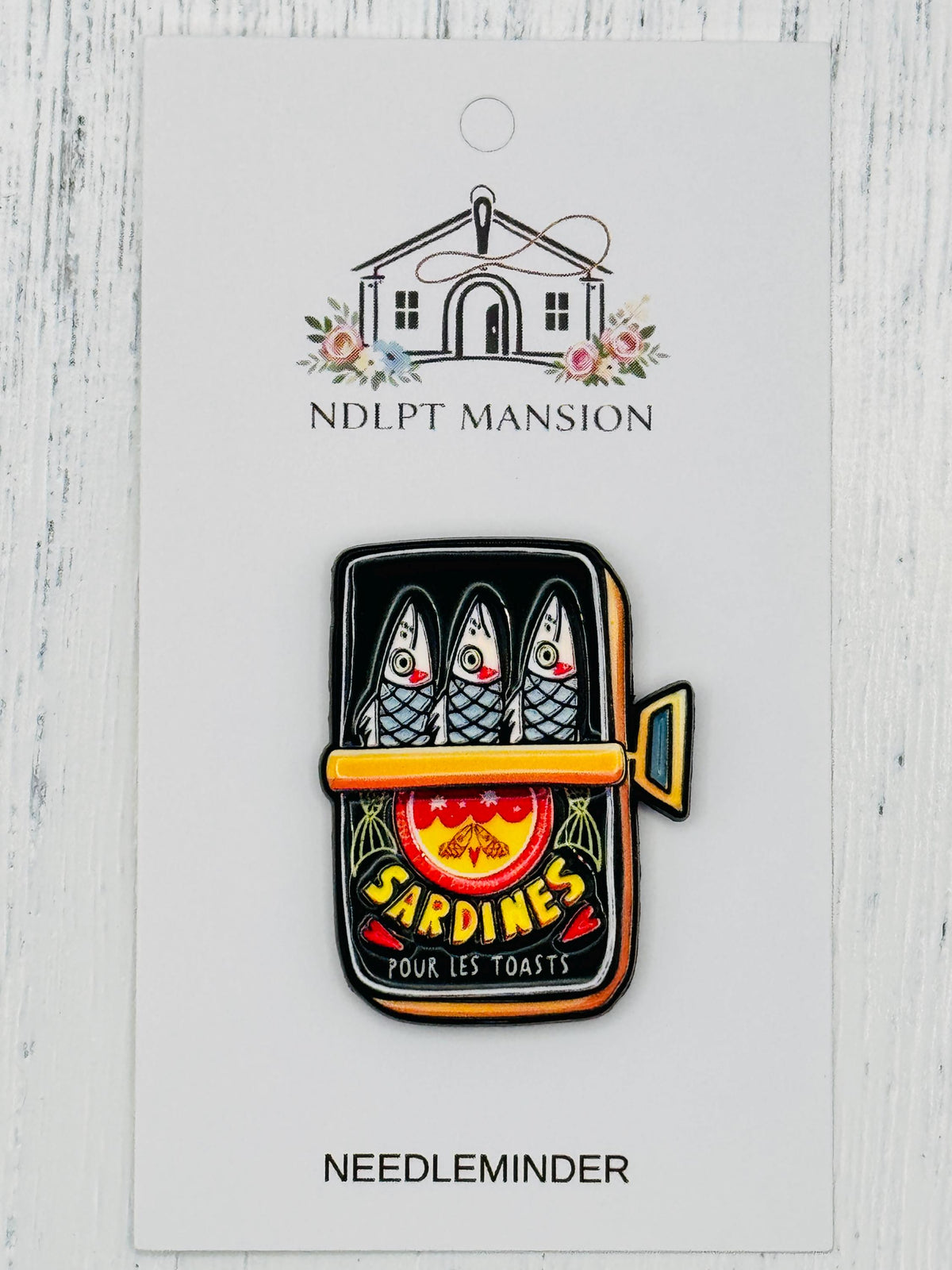 Sardines in Black Can Enamel