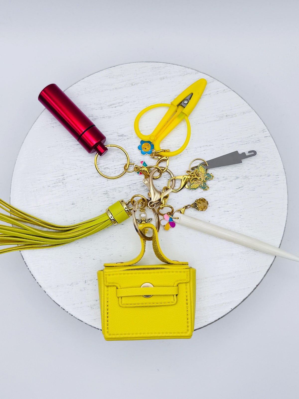 Mini Purse Bag Charm Tool Kit