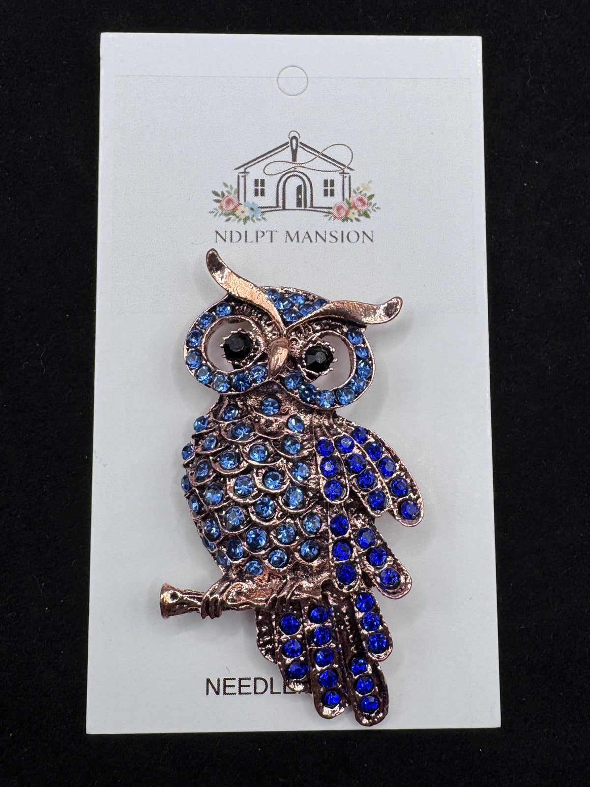 Blue Owl Jeweled