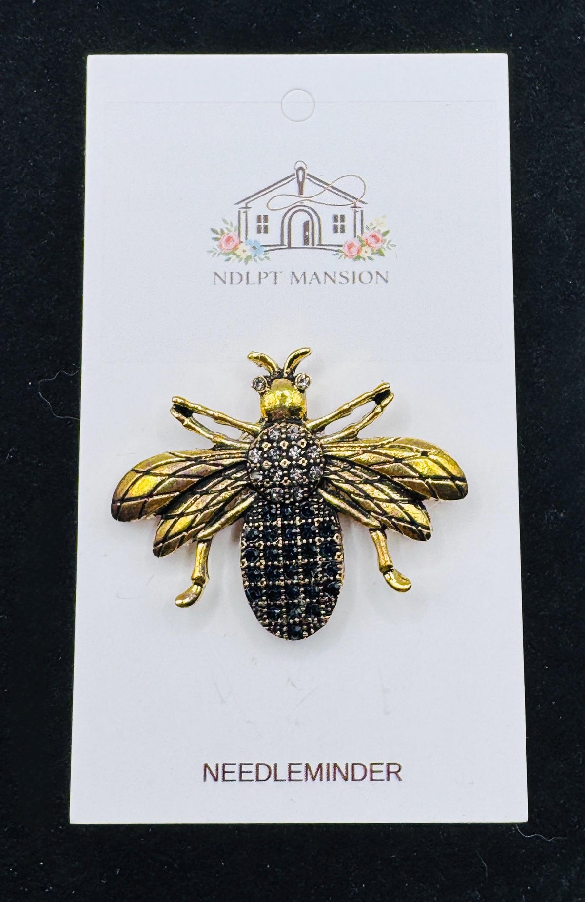 Gold Bee Jeweled